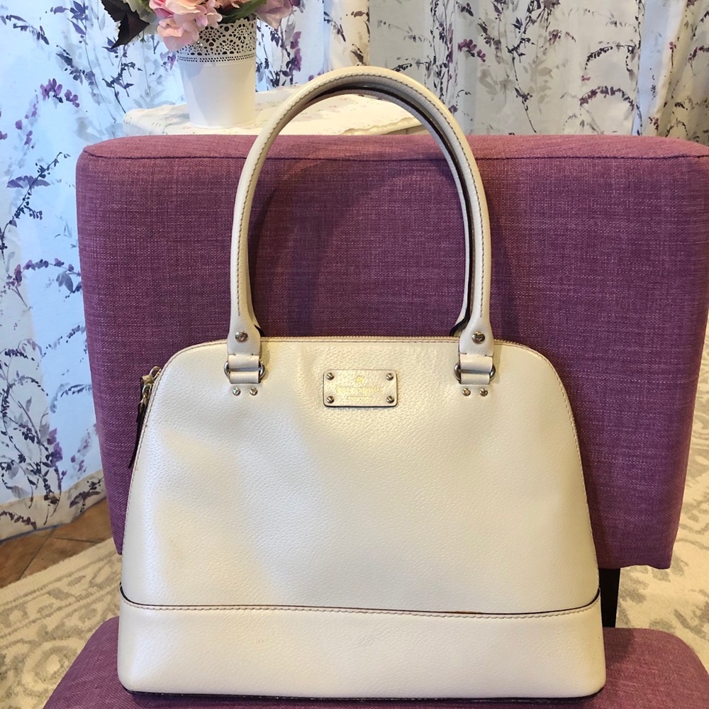 Kate Spade Wellesley Rachelle Top Handle Bag Cream